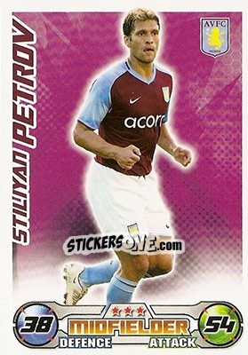 Sticker Stiliyan Petrov - English Premier League 2008-2009. Match Attax n. 32 - Topps