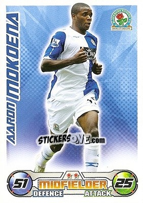 Sticker Aaron Mokoena - English Premier League 2008-2009. Match Attax n. 45 - Topps