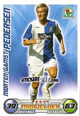 Sticker Morten Gamst Pedersen - English Premier League 2008-2009. Match Attax - Topps