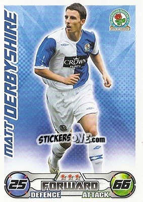 Sticker Matt Derbyshinre - English Premier League 2008-2009. Match Attax n. 52 - Topps