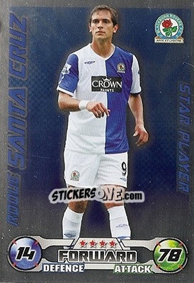 Figurina Roque Santa Cruz - English Premier League 2008-2009. Match Attax - Topps