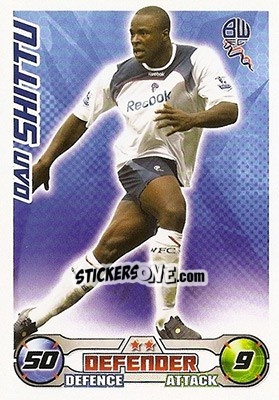 Sticker Dan Shittu - English Premier League 2008-2009. Match Attax n. 56 - Topps