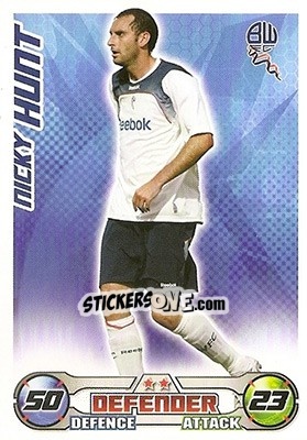 Sticker Nicky Hunt - English Premier League 2008-2009. Match Attax - Topps