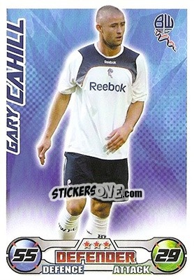 Sticker Gary Cahill - English Premier League 2008-2009. Match Attax - Topps