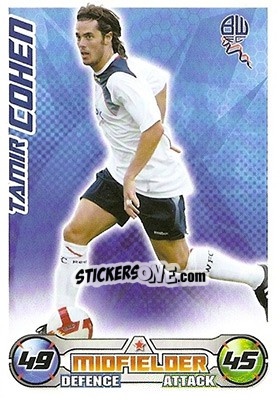 Sticker Tamir Cohen - English Premier League 2008-2009. Match Attax n. 64 - Topps