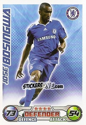 Sticker Jose Bosingwa - English Premier League 2008-2009. Match Attax - Topps