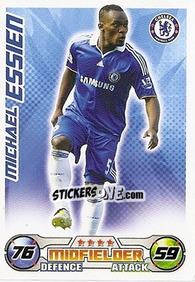 Sticker Michael Essien - English Premier League 2008-2009. Match Attax - Topps