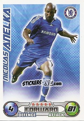 Sticker Nicolas Anelka - English Premier League 2008-2009. Match Attax n. 87 - Topps