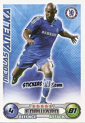 Figurina Nicolas Anelka - English Premier League 2008-2009. Match Attax - Topps