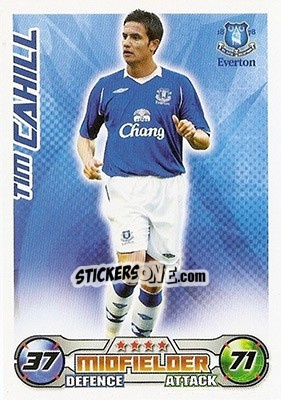 Sticker Tim Cahill - English Premier League 2008-2009. Match Attax n. 102 - Topps