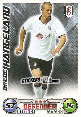 Sticker Brede Hangeland - English Premier League 2008-2009. Match Attax n. 112 - Topps