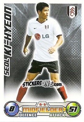 Sticker Seol Ki-Hyeon - English Premier League 2008-2009. Match Attax n. 116 - Topps