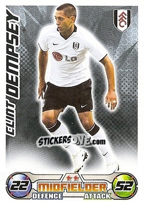 Sticker Clint Dempsey - English Premier League 2008-2009. Match Attax - Topps