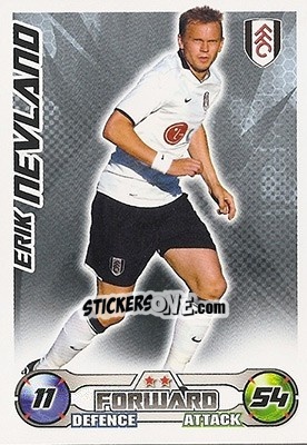 Sticker Erik Nevland - English Premier League 2008-2009. Match Attax n. 123 - Topps