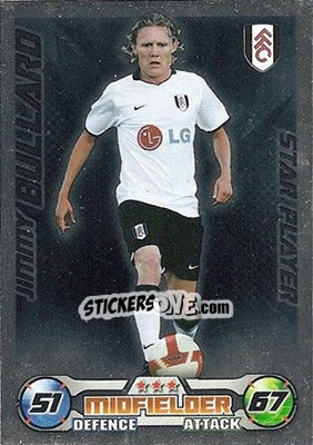 Cromo Jimmy Bullard - English Premier League 2008-2009. Match Attax - Topps