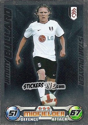 Sticker Jimmy Bullard - English Premier League 2008-2009. Match Attax n. 125 - Topps