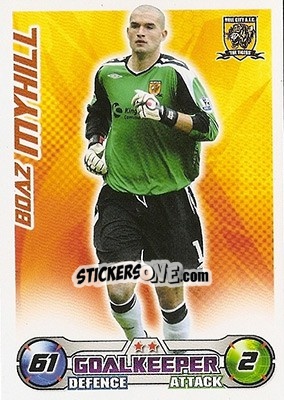 Sticker Boaz Myhill - English Premier League 2008-2009. Match Attax n. 127 - Topps