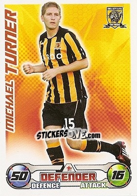 Sticker Michael Turner - English Premier League 2008-2009. Match Attax n. 129 - Topps