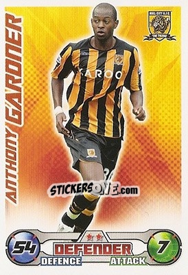 Sticker Anthony Gardner - English Premier League 2008-2009. Match Attax - Topps