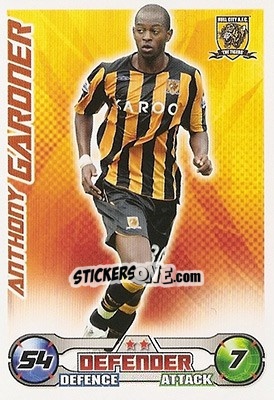 Sticker Anthony Gardner - English Premier League 2008-2009. Match Attax n. 132 - Topps