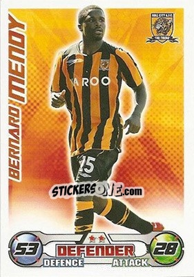 Sticker Bernard Mendy - English Premier League 2008-2009. Match Attax n. 133 - Topps