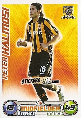 Sticker Peter Halmosi - English Premier League 2008-2009. Match Attax - Topps