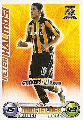Figurina Peter Halmosi - English Premier League 2008-2009. Match Attax n. 134 - Topps
