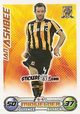 Sticker Ian Ashbee - English Premier League 2008-2009. Match Attax n. 136 - Topps