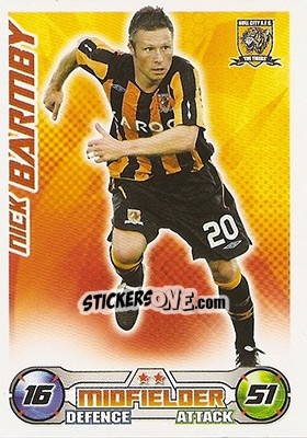 Sticker Nick Barmby - English Premier League 2008-2009. Match Attax - Topps
