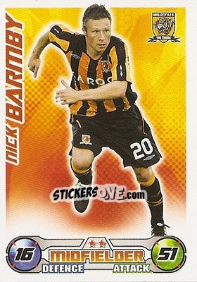 Sticker Nick Barmby - English Premier League 2008-2009. Match Attax n. 137 - Topps