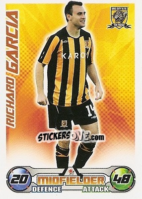 Sticker Richard Garcia - English Premier League 2008-2009. Match Attax n. 138 - Topps