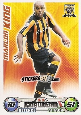 Sticker Marlon King - English Premier League 2008-2009. Match Attax - Topps