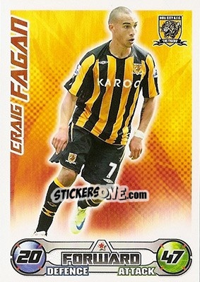 Sticker Craig Fagan - English Premier League 2008-2009. Match Attax - Topps