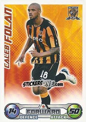 Sticker Caleb Folan - English Premier League 2008-2009. Match Attax n. 142 - Topps