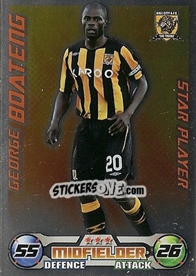 Cromo George Boateng - English Premier League 2008-2009. Match Attax n. 143 - Topps