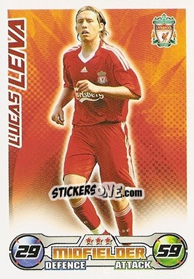 Sticker Lucas Leiva - English Premier League 2008-2009. Match Attax - Topps
