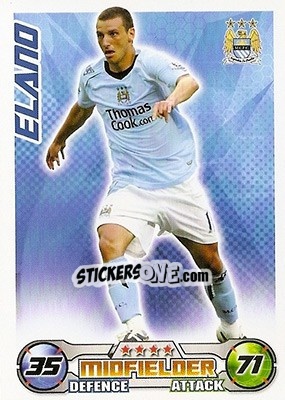 Sticker Elano - English Premier League 2008-2009. Match Attax n. 168 - Topps