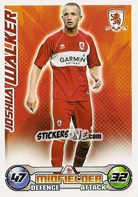 Sticker Joshua Walker - English Premier League 2008-2009. Match Attax - Topps