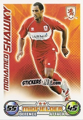 Sticker Mohamed Shawky - English Premier League 2008-2009. Match Attax n. 205 - Topps
