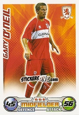 Sticker Gary O'Neil - English Premier League 2008-2009. Match Attax n. 207 - Topps