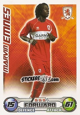Figurina Marvin Emnes - English Premier League 2008-2009. Match Attax n. 210 - Topps