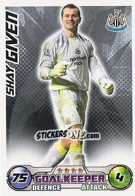 Sticker Shay Given - English Premier League 2008-2009. Match Attax n. 217 - Topps