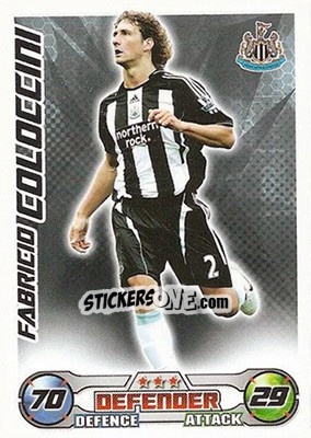 Cromo Fabricio Coloccini - English Premier League 2008-2009. Match Attax - Topps