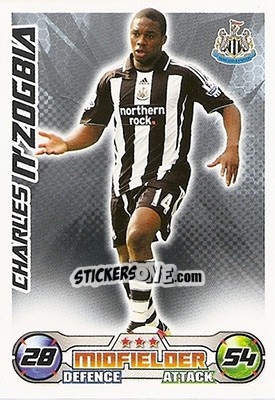 Cromo Charles N'Zogbia - English Premier League 2008-2009. Match Attax - Topps