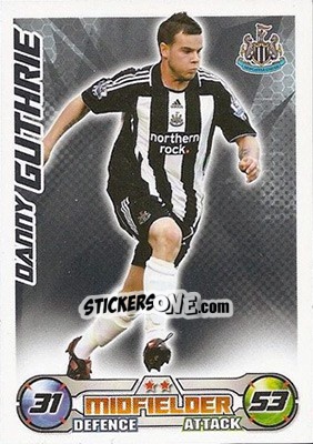 Sticker Danny Guthrie - English Premier League 2008-2009. Match Attax - Topps