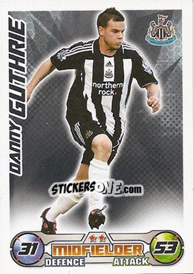 Figurina Danny Guthrie - English Premier League 2008-2009. Match Attax n. 226 - Topps