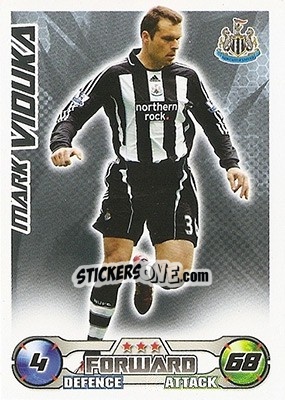 Sticker Mark Viduka - English Premier League 2008-2009. Match Attax - Topps