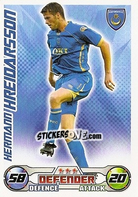 Sticker Hermann Hreidarsson - English Premier League 2008-2009. Match Attax - Topps