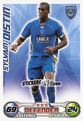 Sticker Sylvain Distin - English Premier League 2008-2009. Match Attax n. 239 - Topps