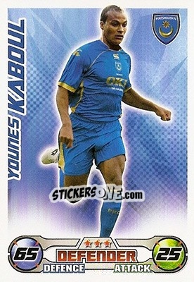 Cromo Younes Kaboul - English Premier League 2008-2009. Match Attax - Topps